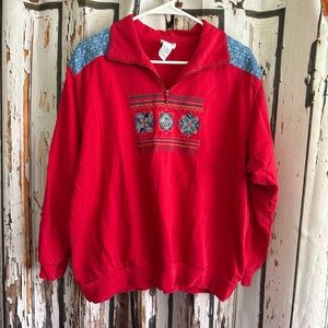 Vintage Koret City Blues Red Top xl read details!!!
